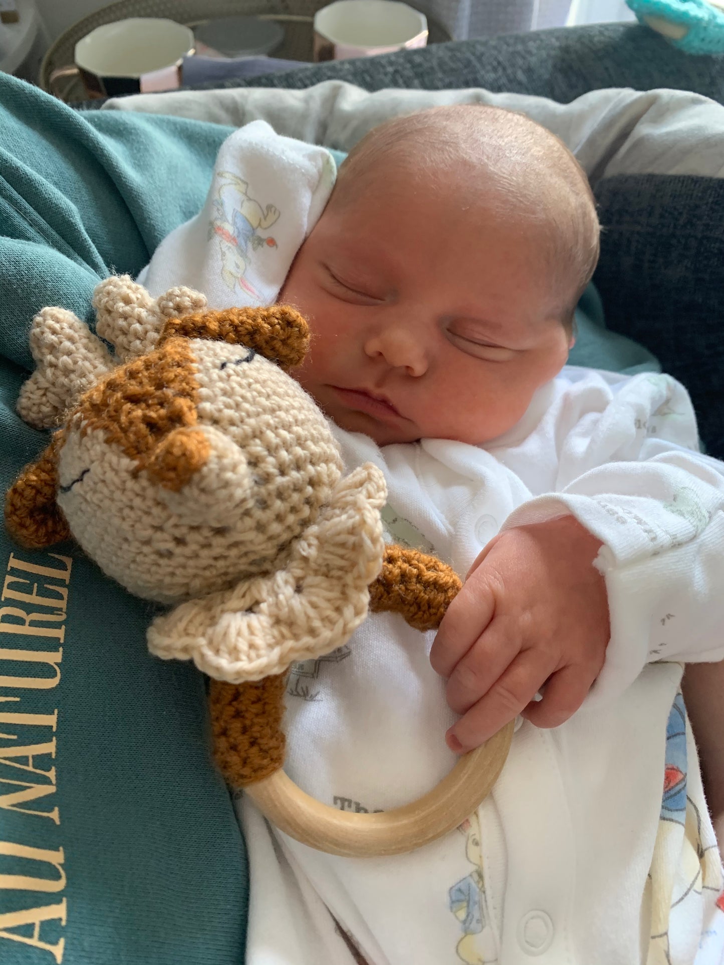 Hand Crocheted baby teethers
