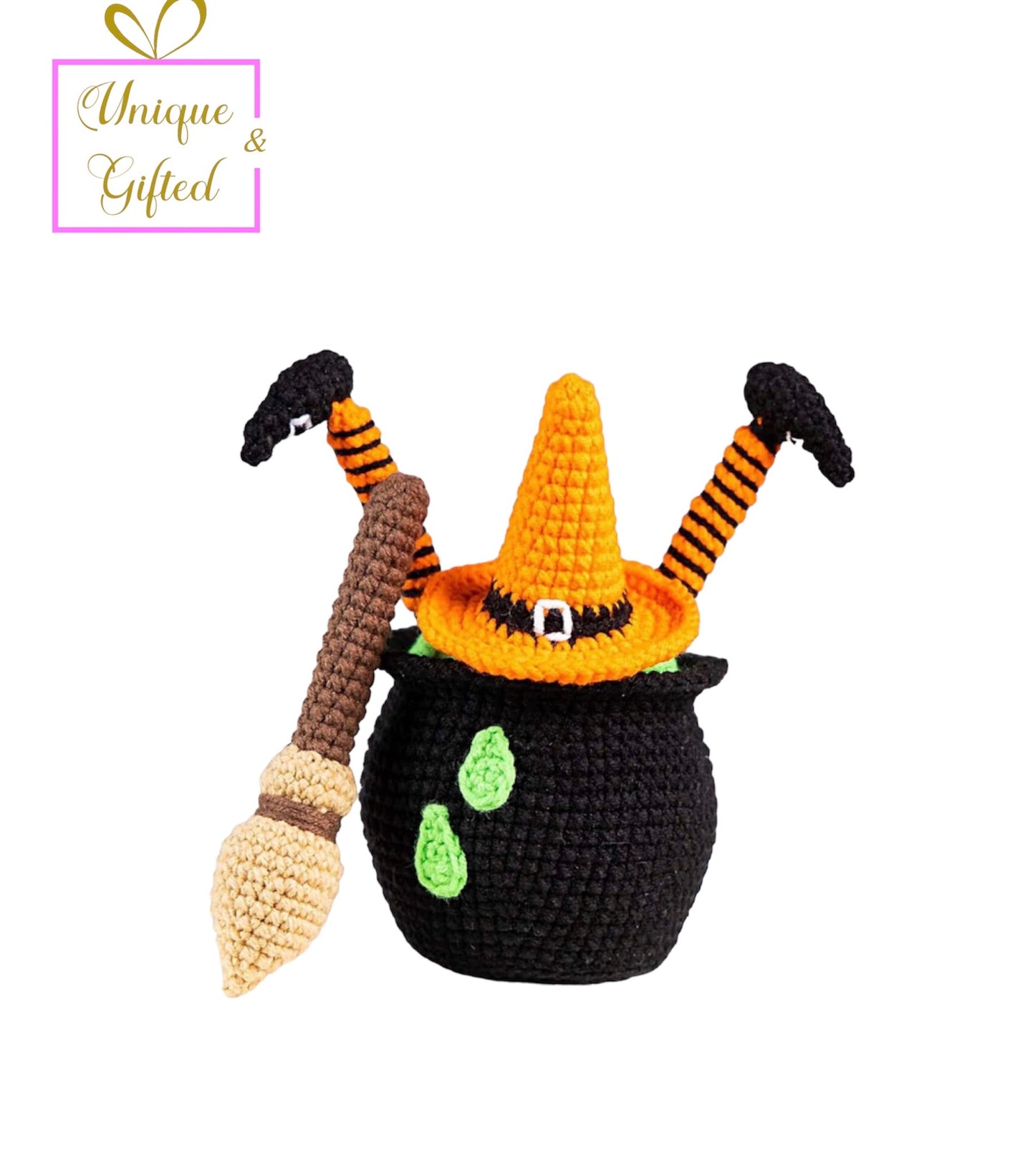 Crochet Witches cauldron