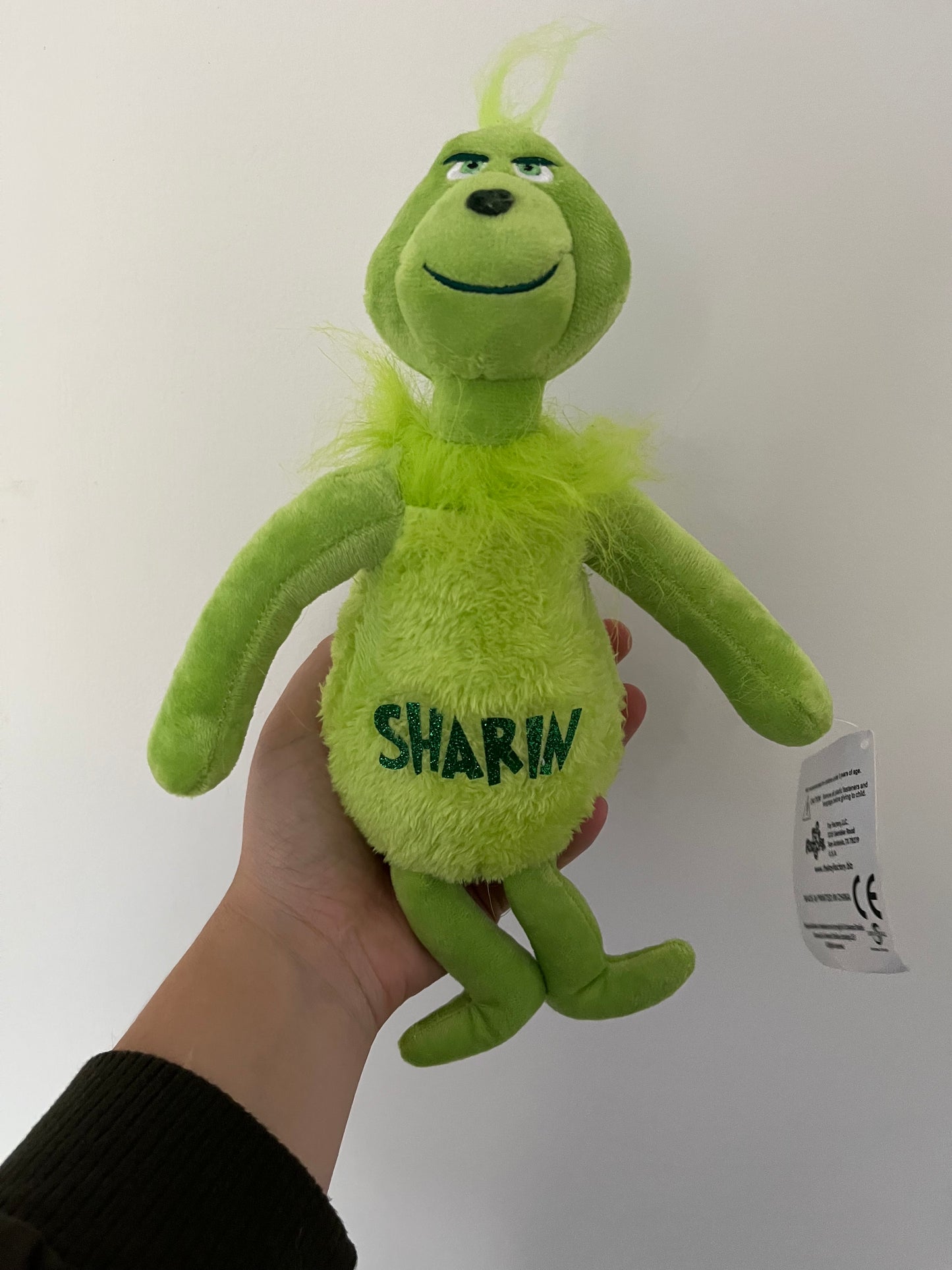 Personalised Grinch Plush