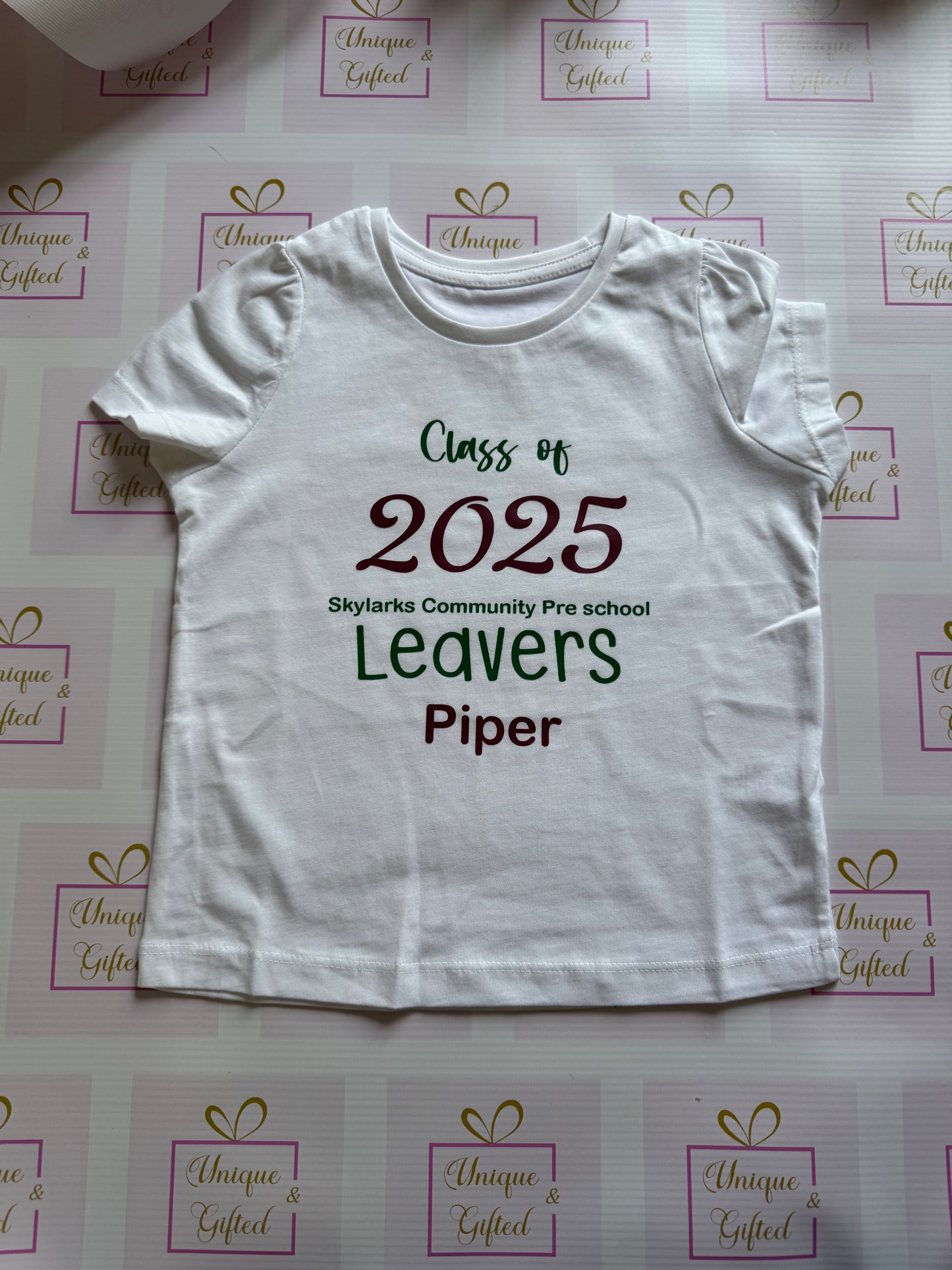 Skylarks Pre school Leavers T-shirt