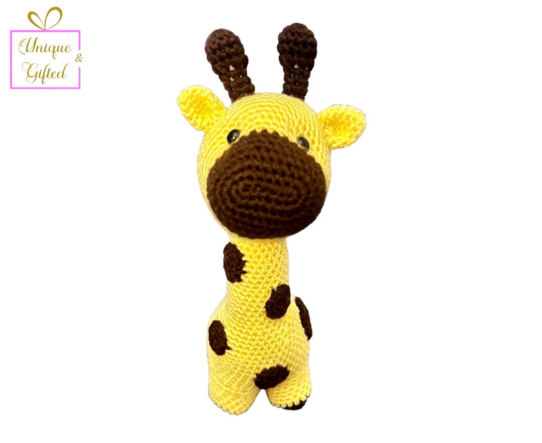 Crochet Giraffe, Elephant and Monkeys