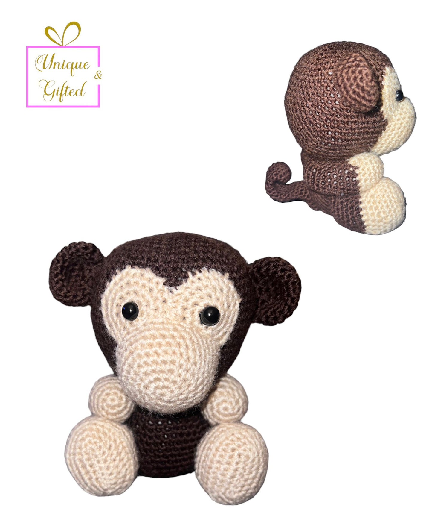 Handmade Crochet Monkey