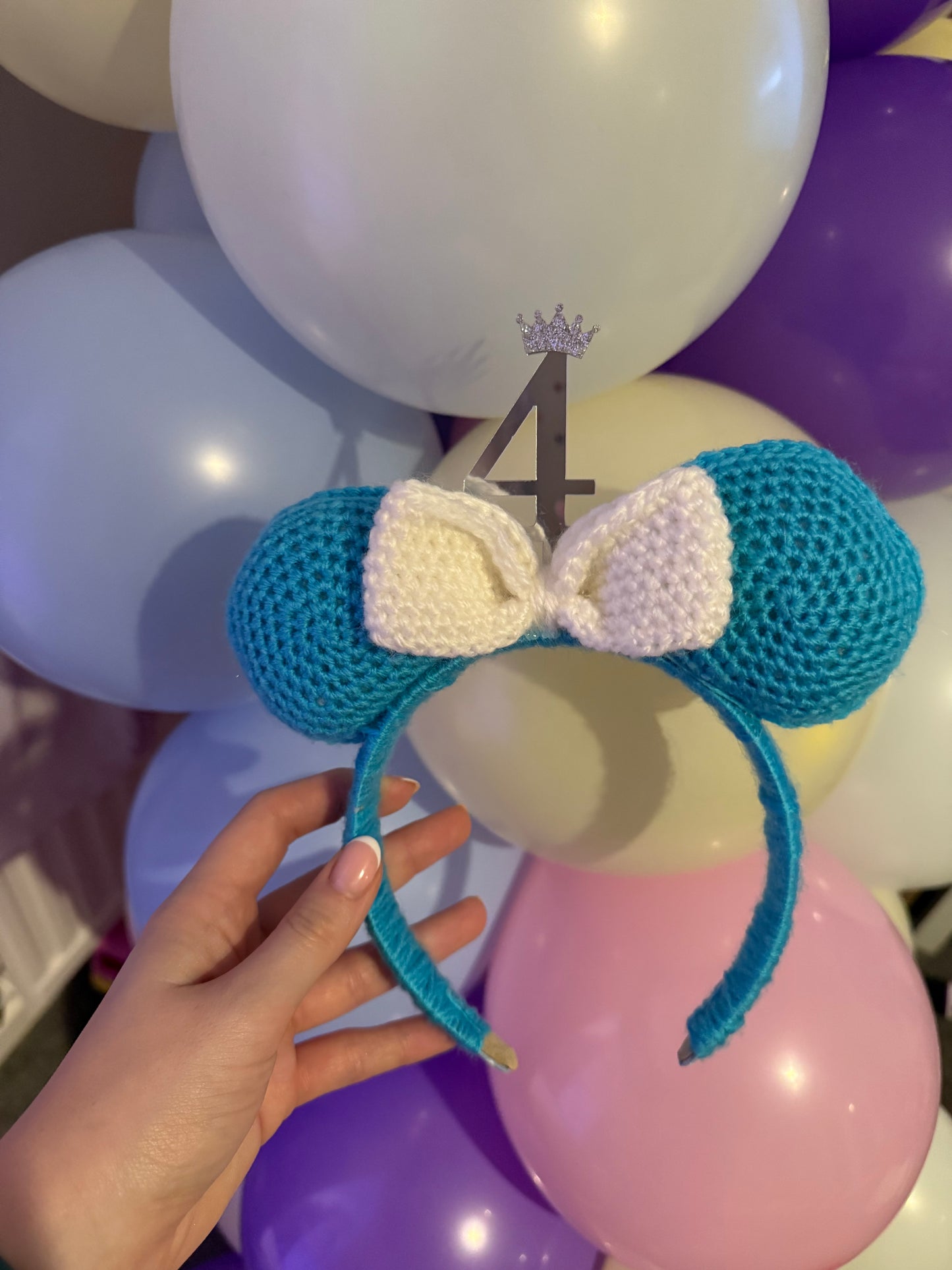 Hand Crocheted Mickey/Minnie ears