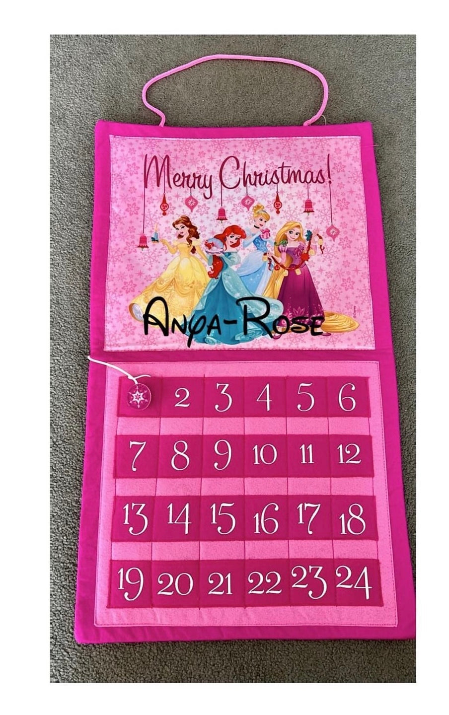 Princess Hanging Christmas Calendar
