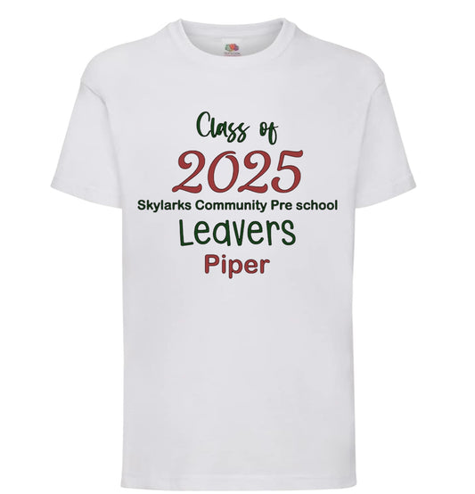 Skylarks Pre school Leavers T-shirt