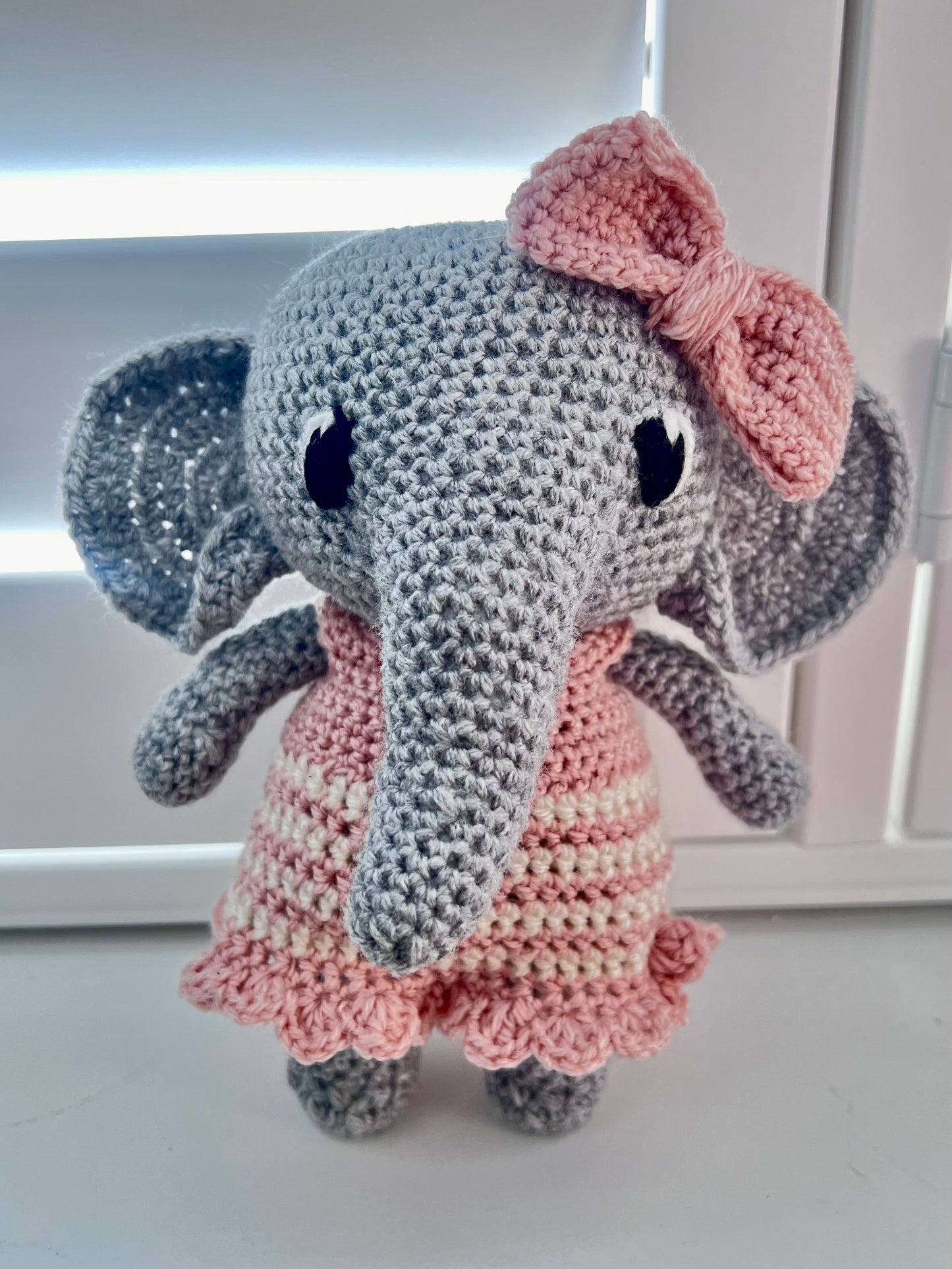 Handmade Crochet Elephants