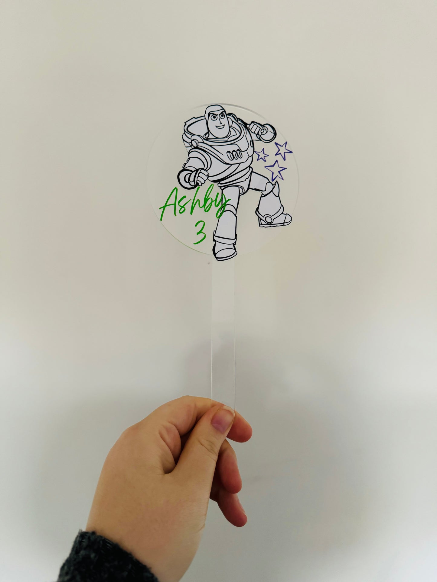 Buzz Lightyear Personalised Cake Topper
