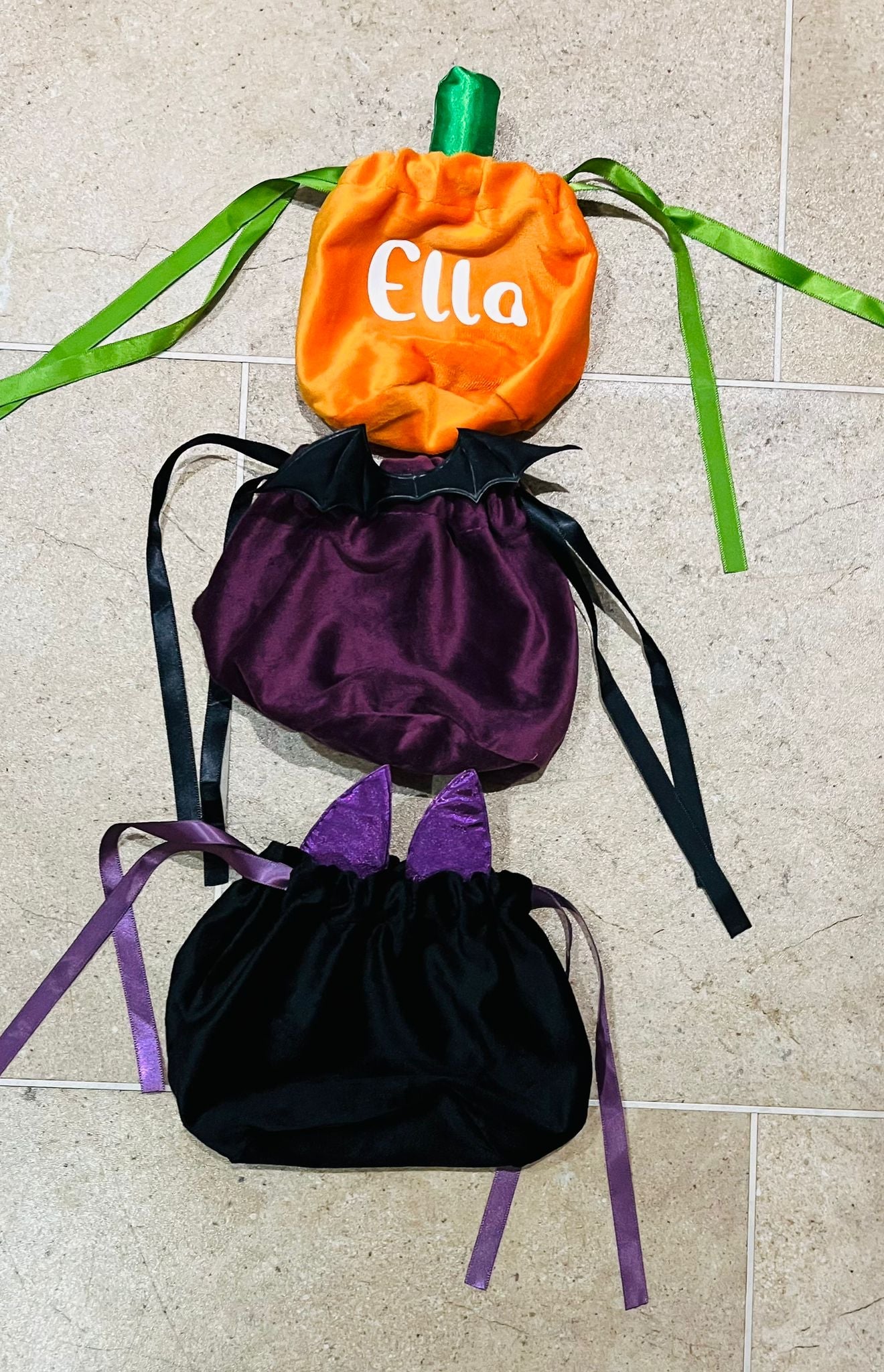 Halloween Bags / Pumpkin / Vampire / Bat