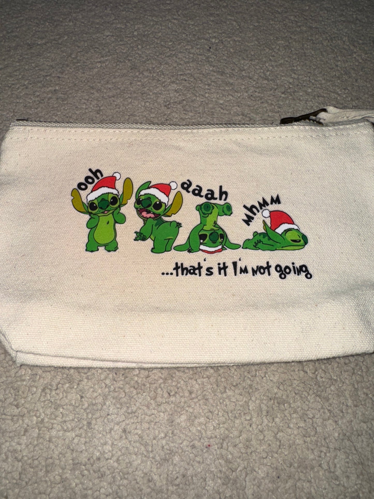 Ooh ahh …. that’s it i’m not going make up bag / zip pouch