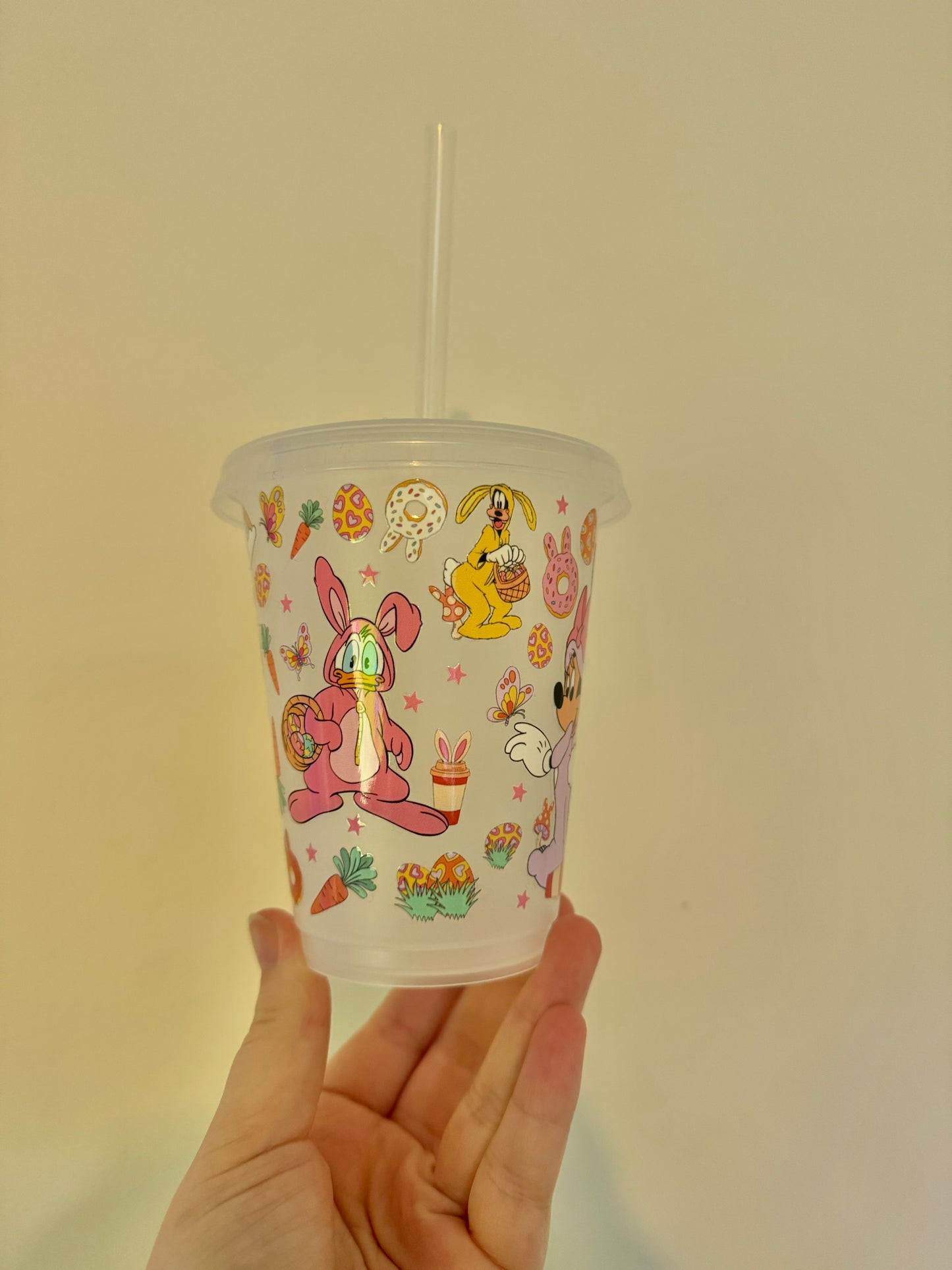 16oz Frosted Easter design Cold Cup Tumbler