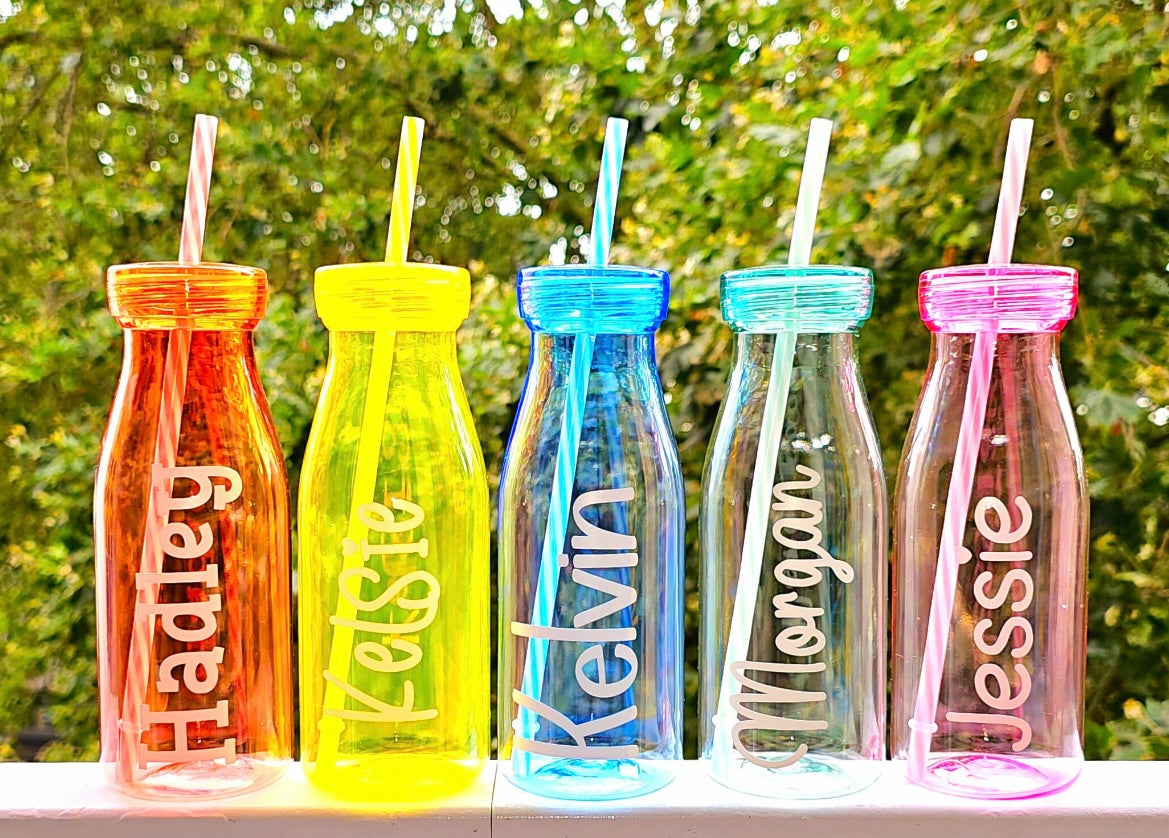 Plastic Milkshake Style Bottles