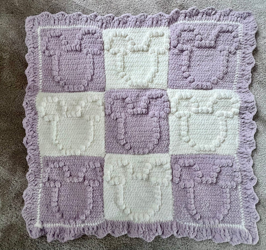 Super soft baby bobble blankets.