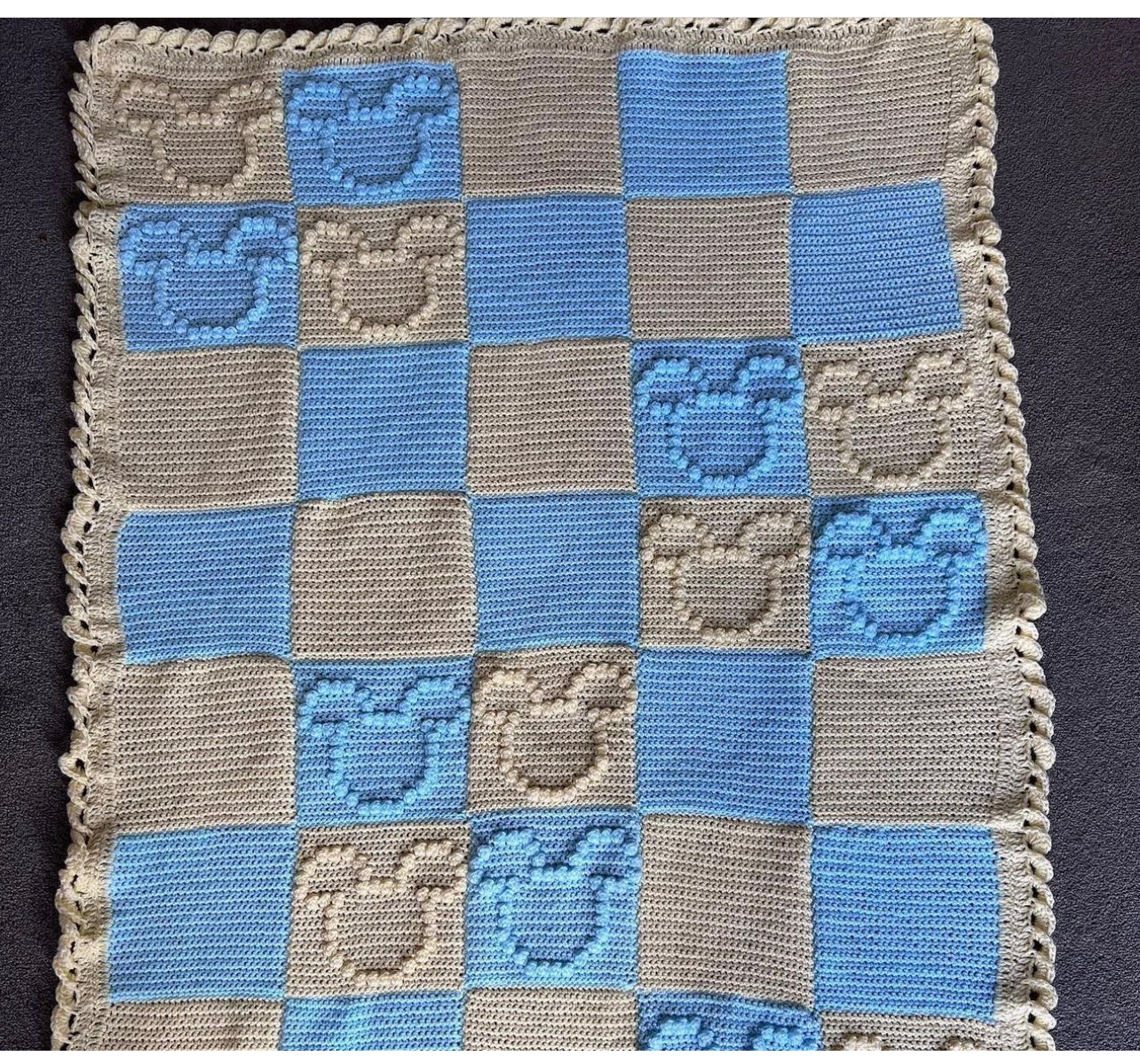 Mickey Mouse Crocheted blankets
