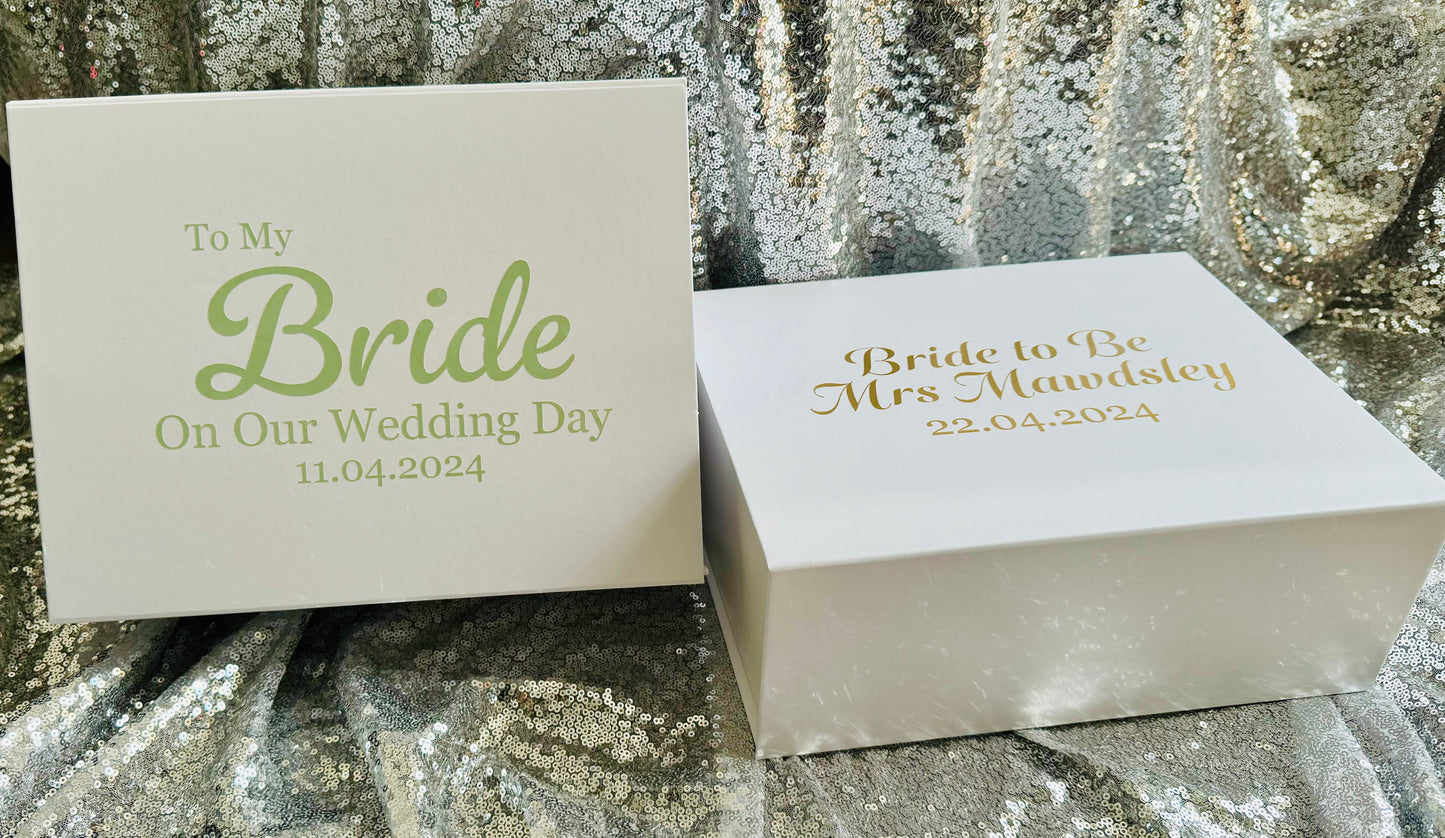 Bride Gift box/ Wedding Day Gift Box / Bride to be Gift from Groom