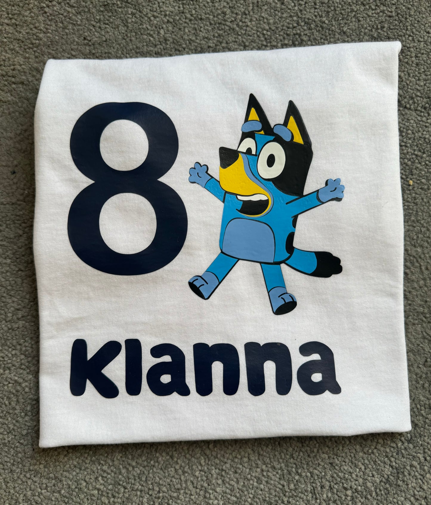 Personalised Children’s Birthday T-Shirts / Bluey themed birthday’s