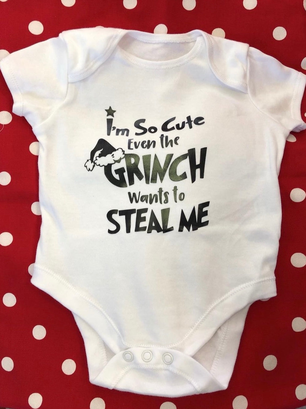Grinch Baby Vest