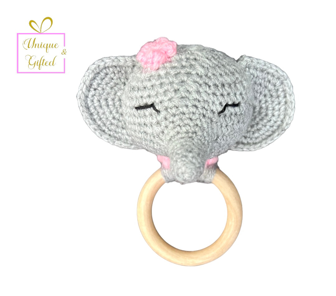 Hand Crocheted baby teethers