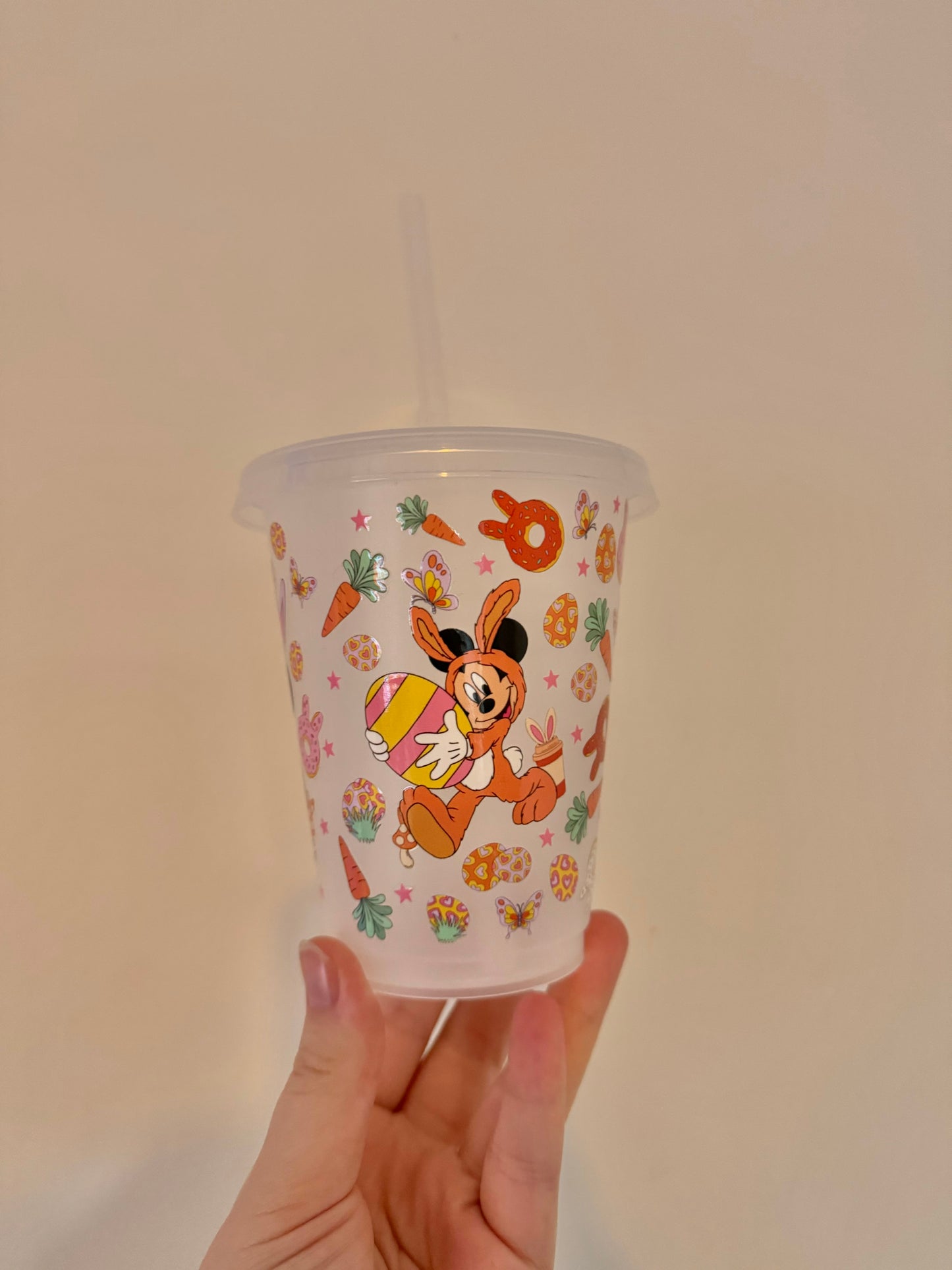 16oz Frosted Easter design Cold Cup Tumbler