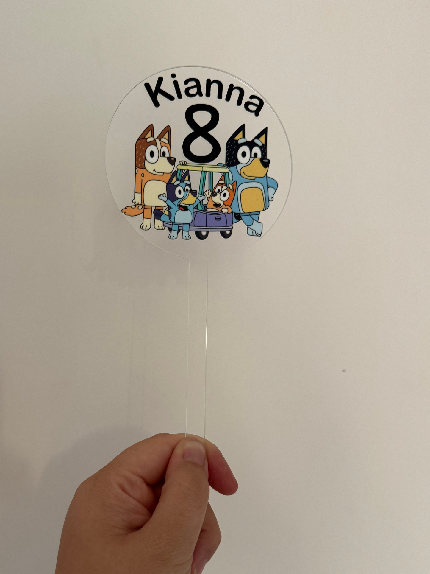 Bluey Themed Cake Topper