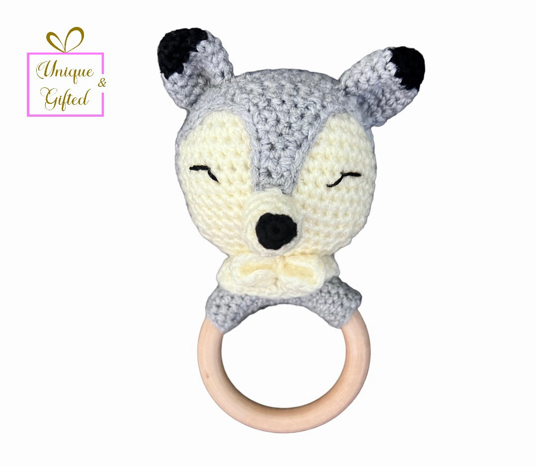 Hand Crocheted baby teethers