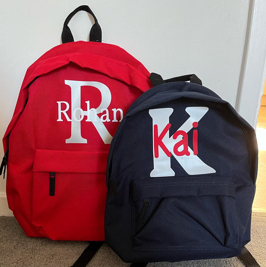 Personalised Large Sized Children’s Backpacks/ School Bags