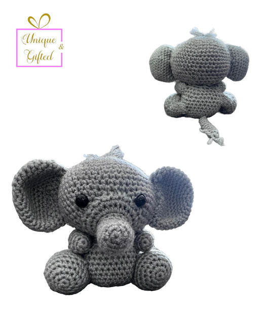 Handmade Crochet Elephants