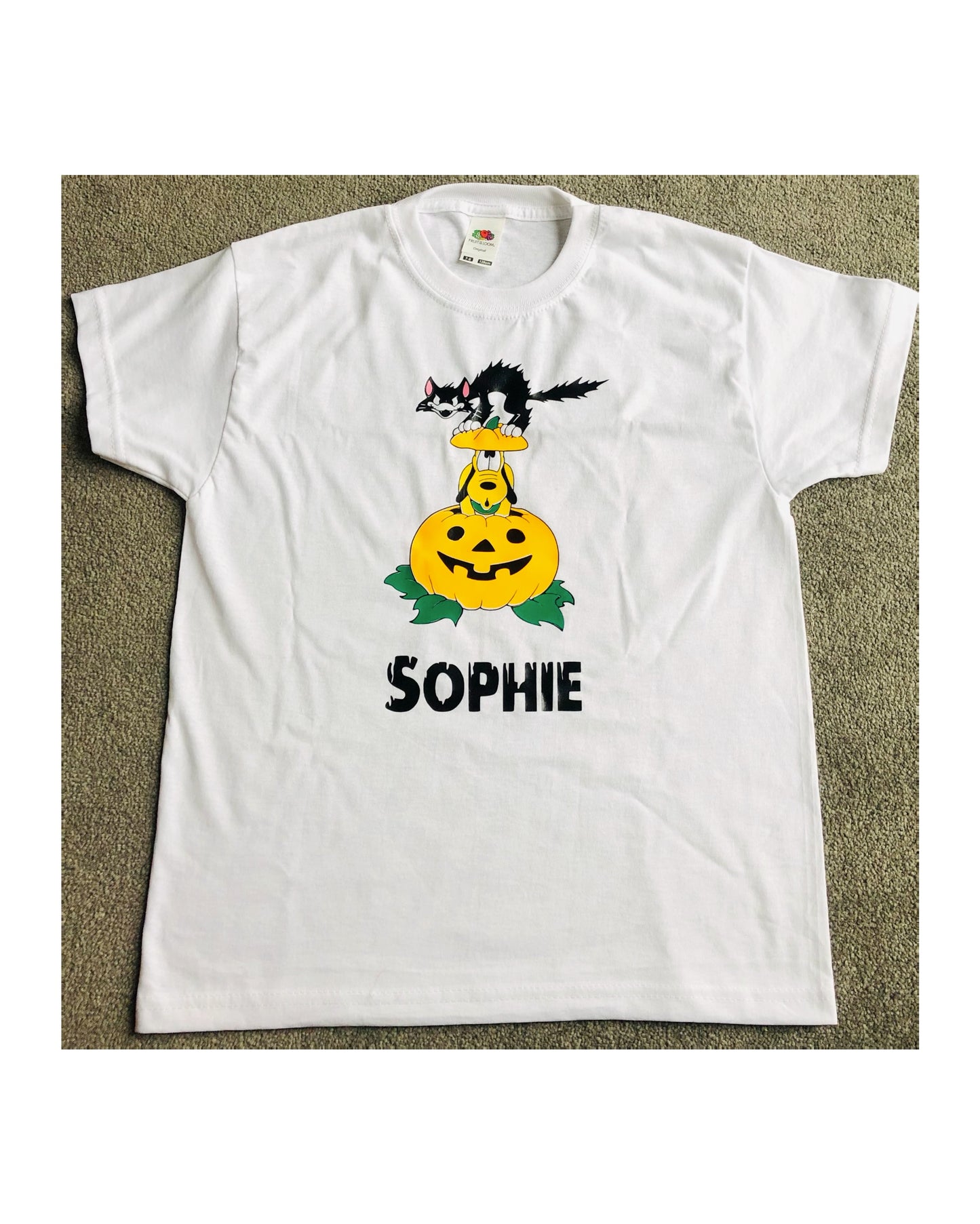 Personalised Halloween Pumpkin T-Shirt