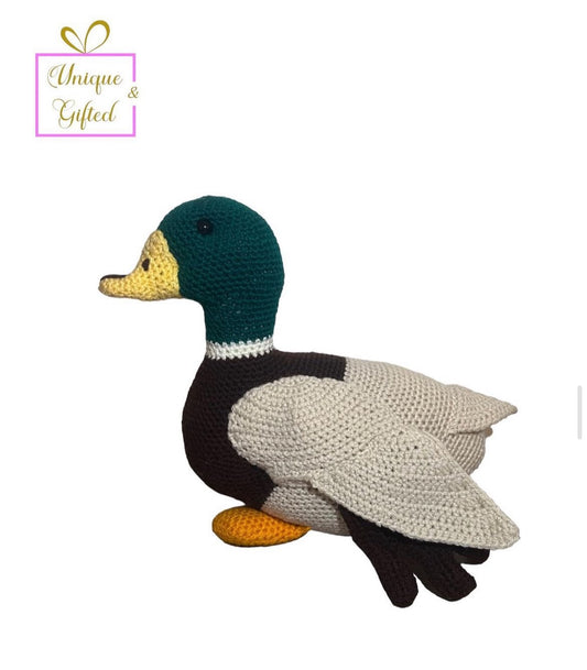 Hand Crocheted Mallard Duck