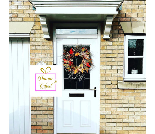 Autumn Large Handmade Door Wreath