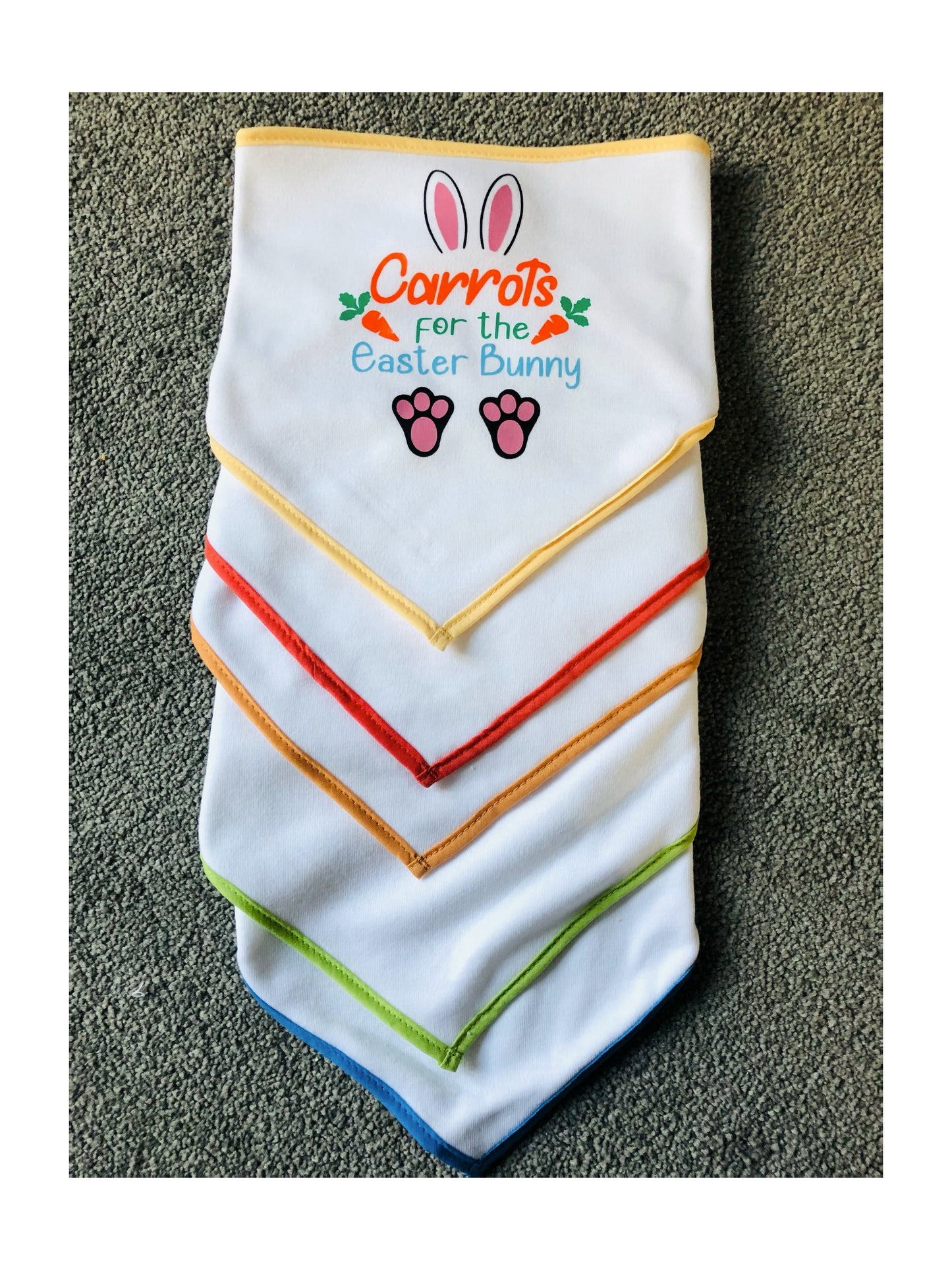 Easter themed Bandana Bibs