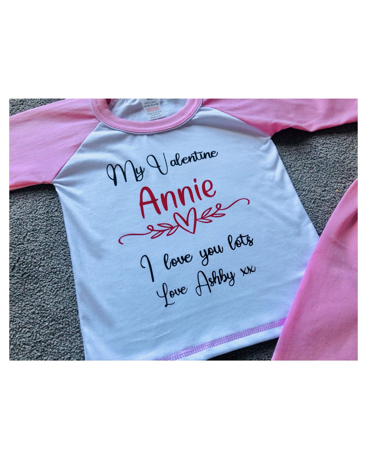 Valentines Children’s Pj’s
