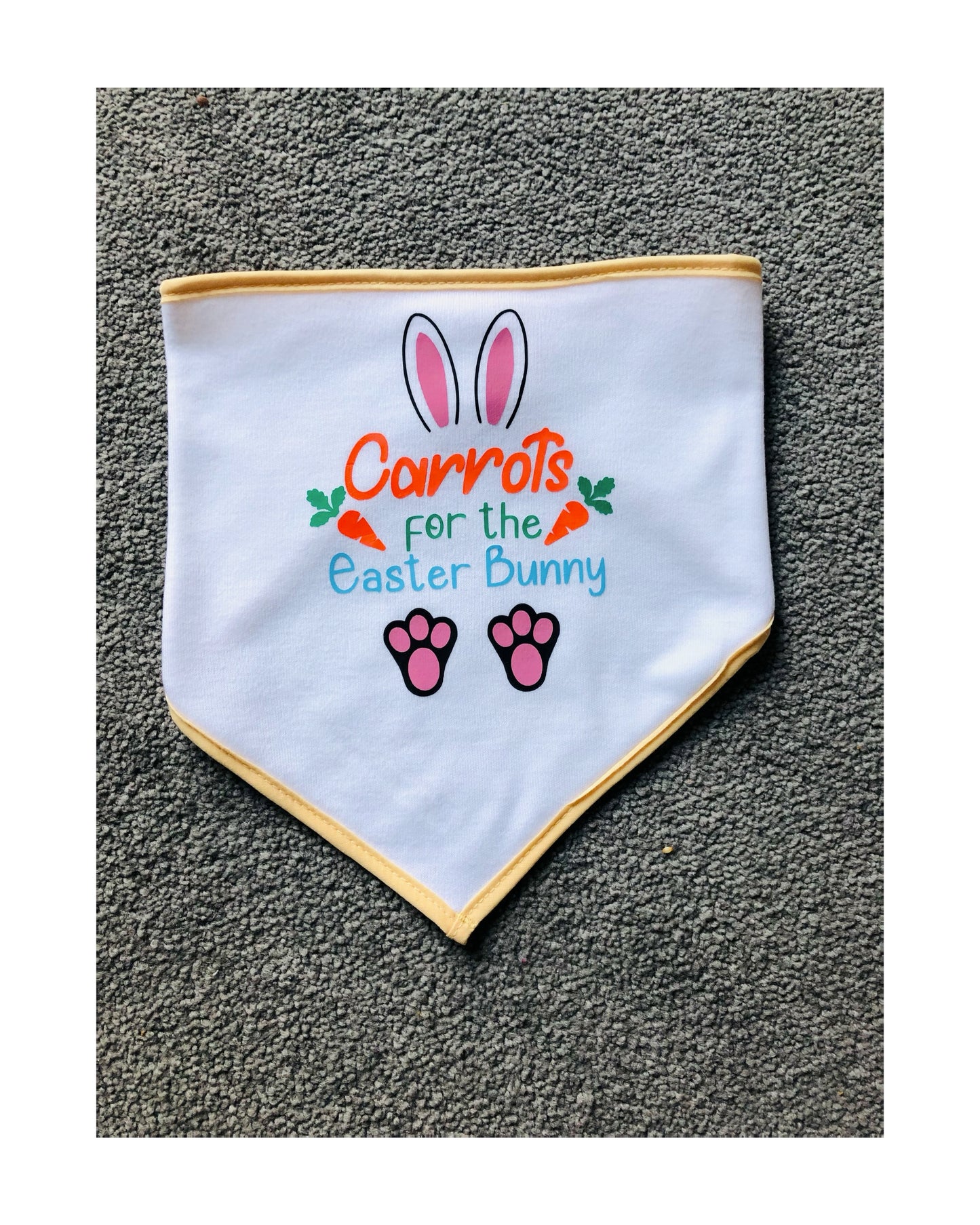 Easter themed Bandana Bibs