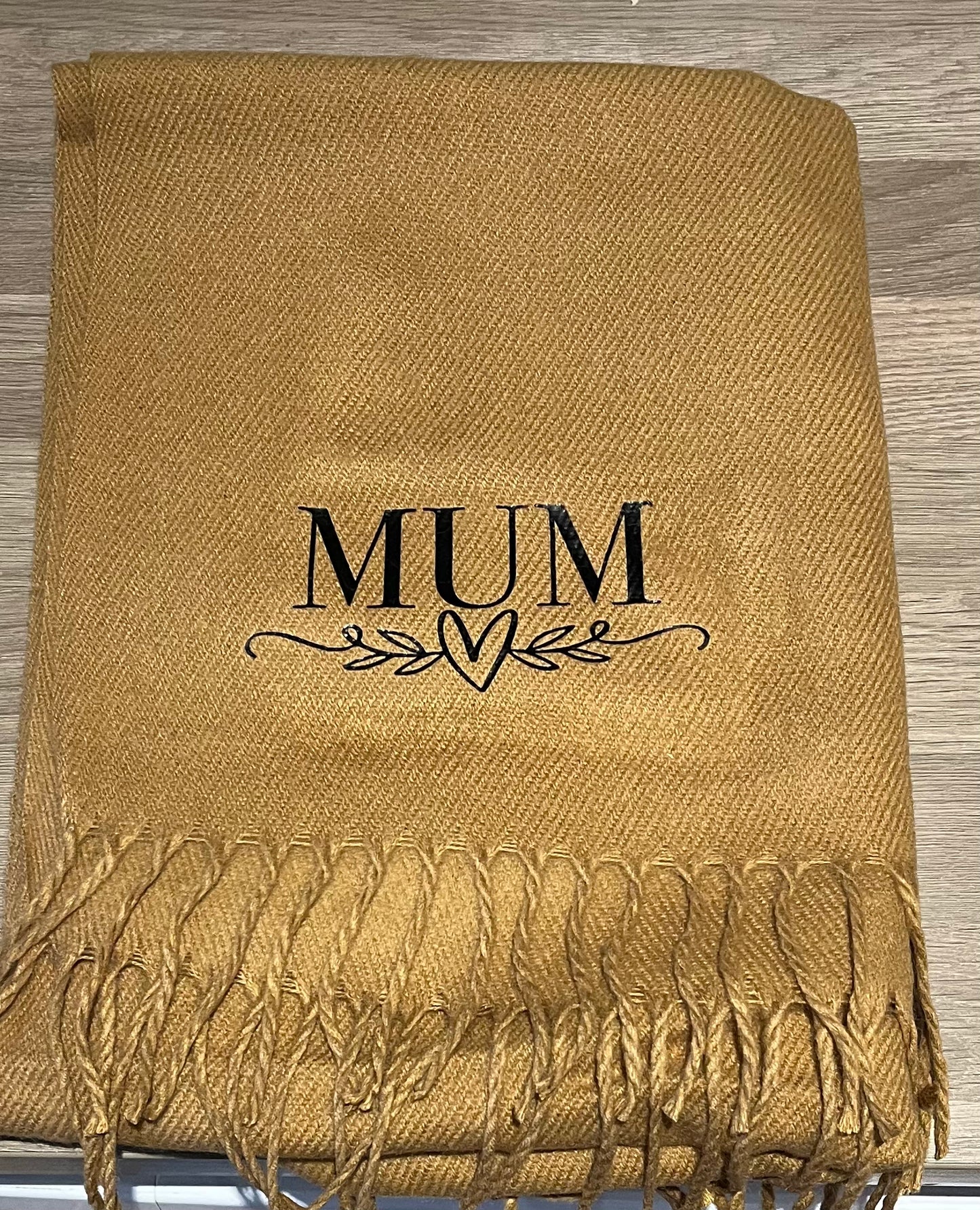 Personalised Soft Woven Scarf