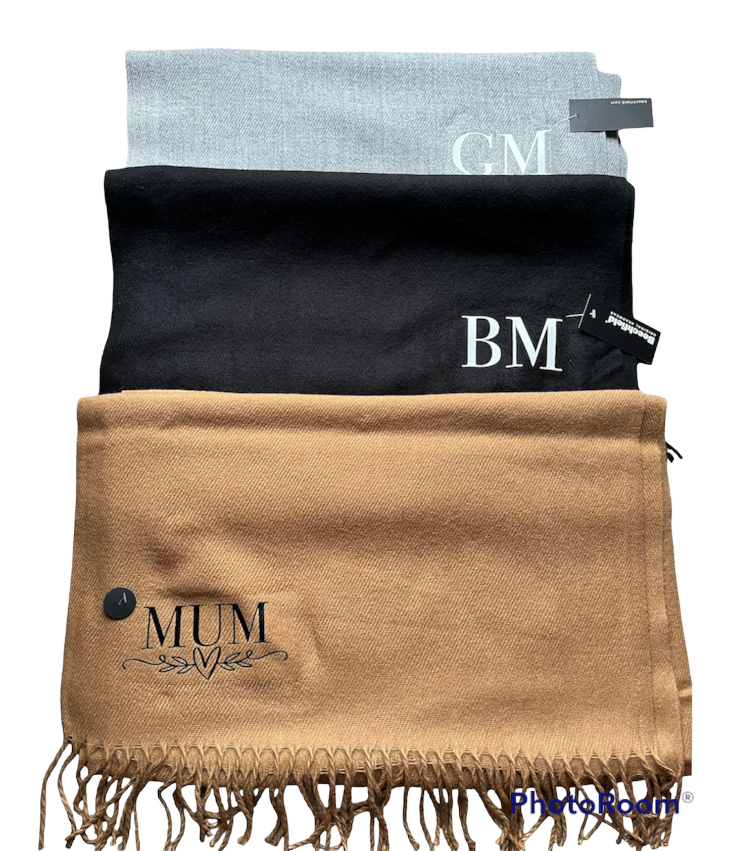 Personalised Soft Woven Scarf