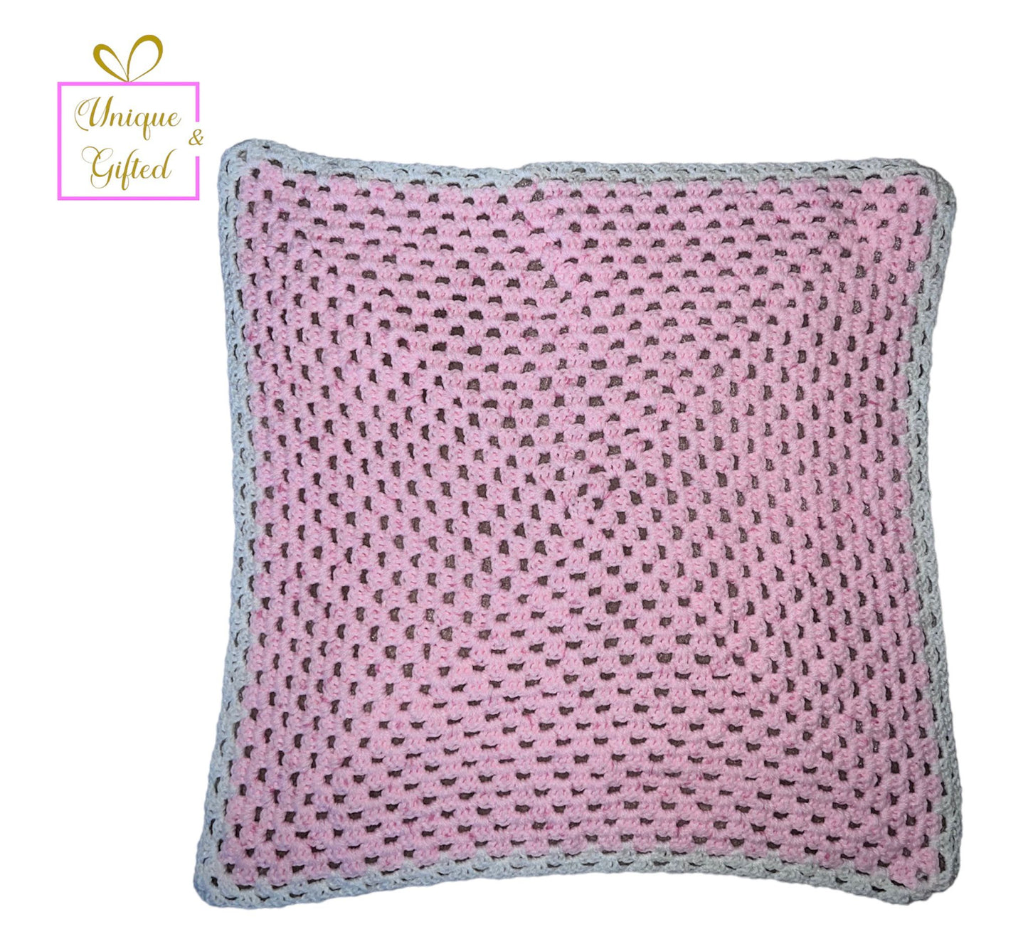 Pink And White New Baby Blanket