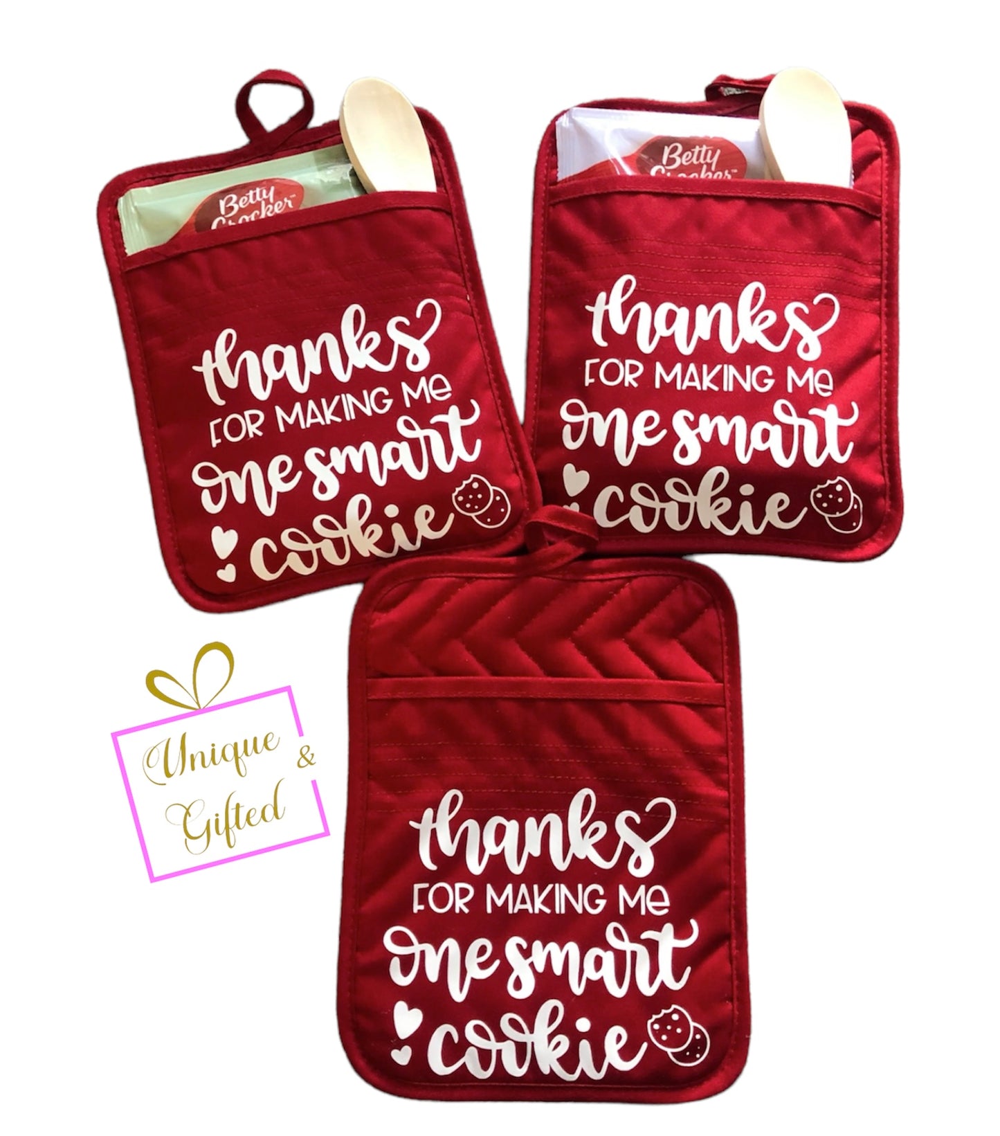 Thank You Smart Cookie Pot Holder