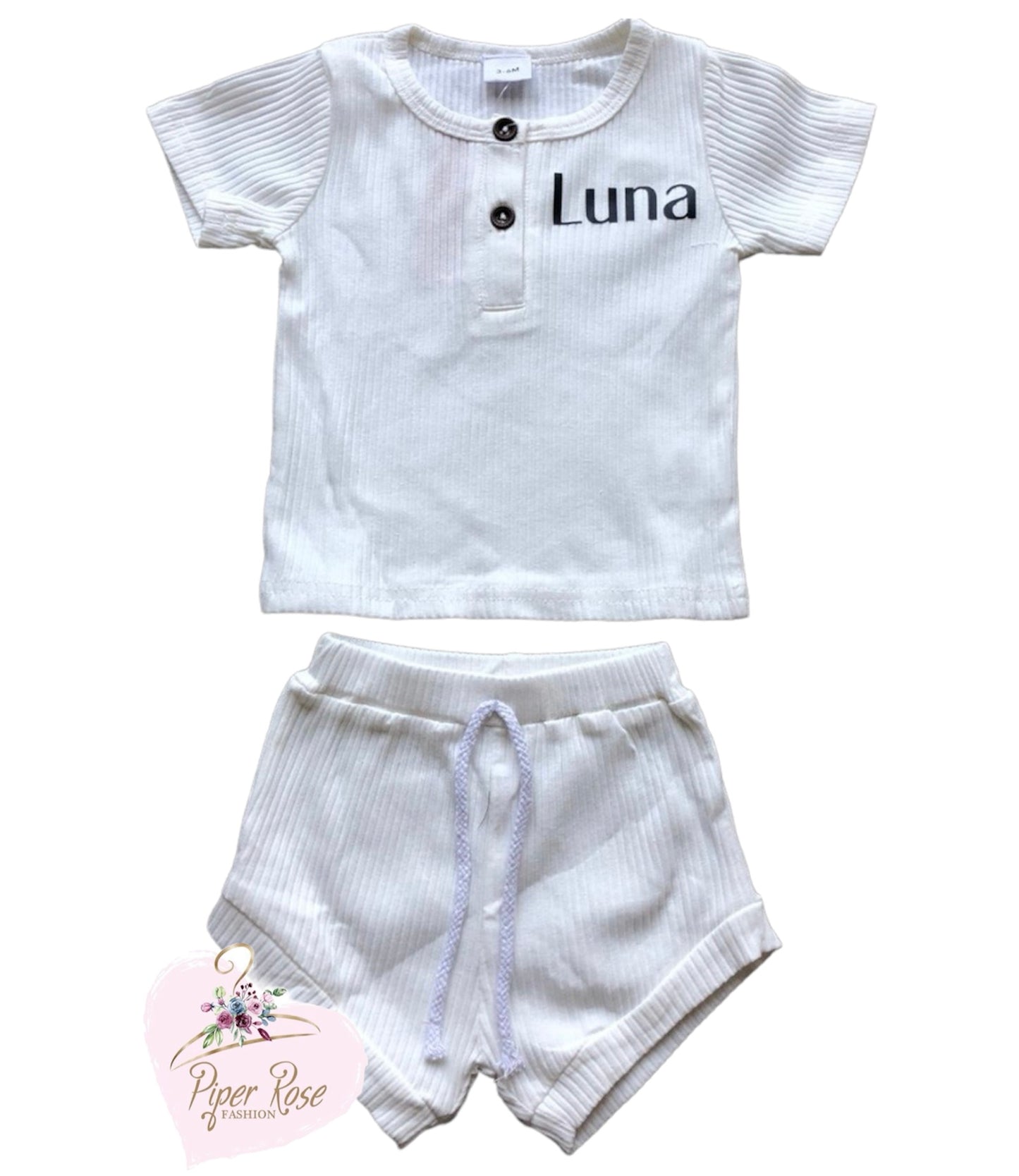 Summer Top and Shorts Baby Set