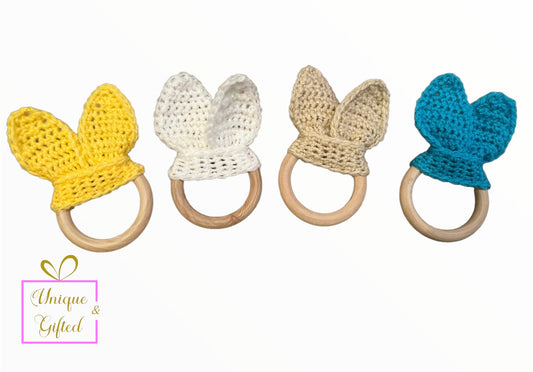 Baby Crochet Wooden Teethers