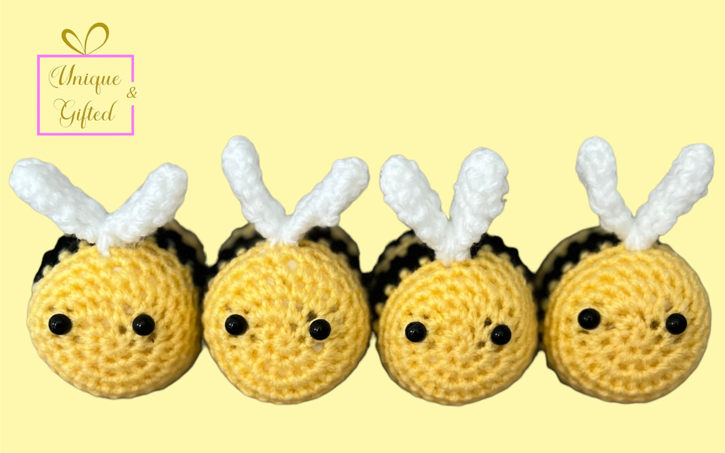 Hand Crocheted Mini Bee