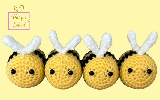 Hand Crocheted Mini Bee