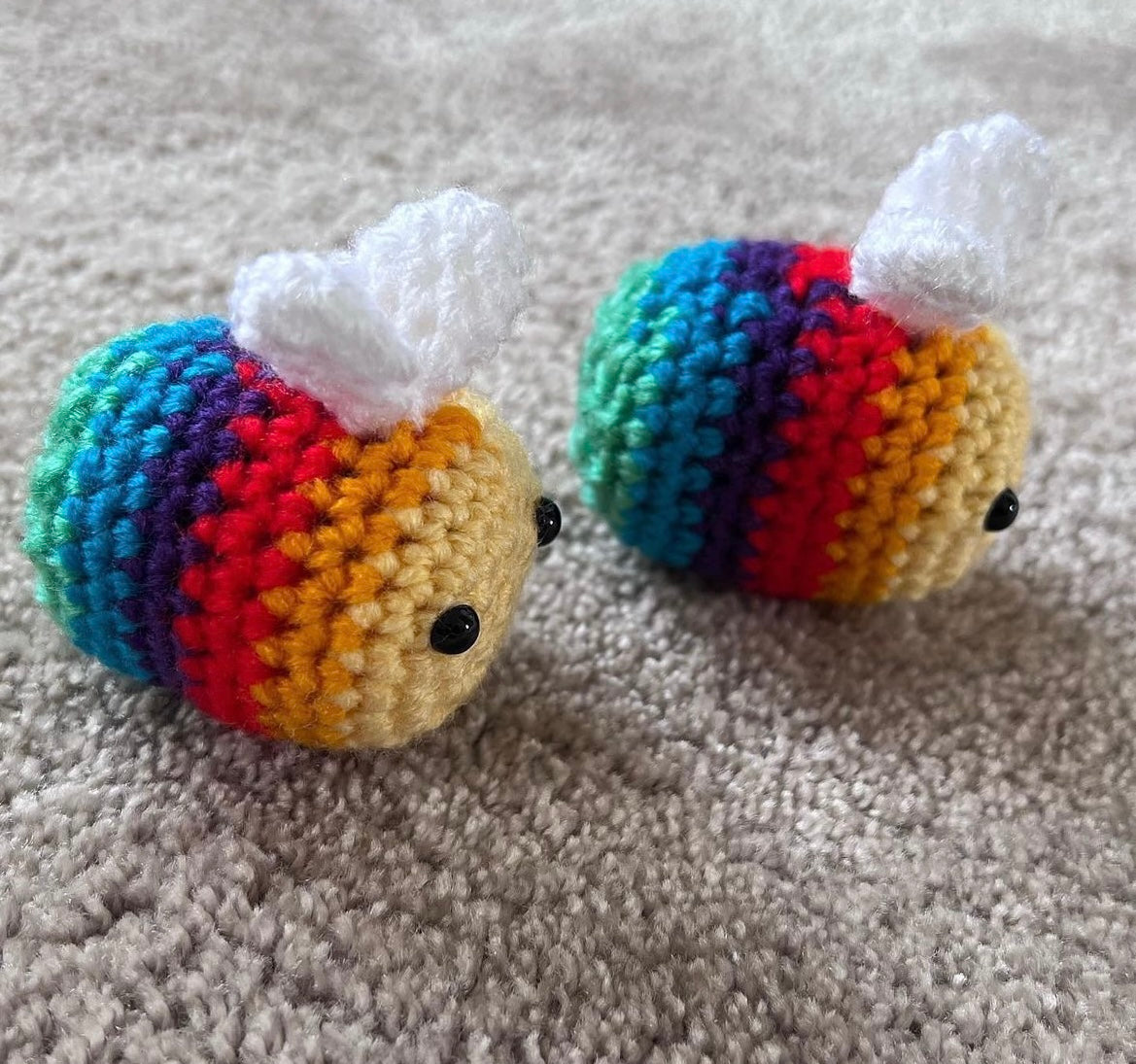 Hand Crocheted Mini Bee