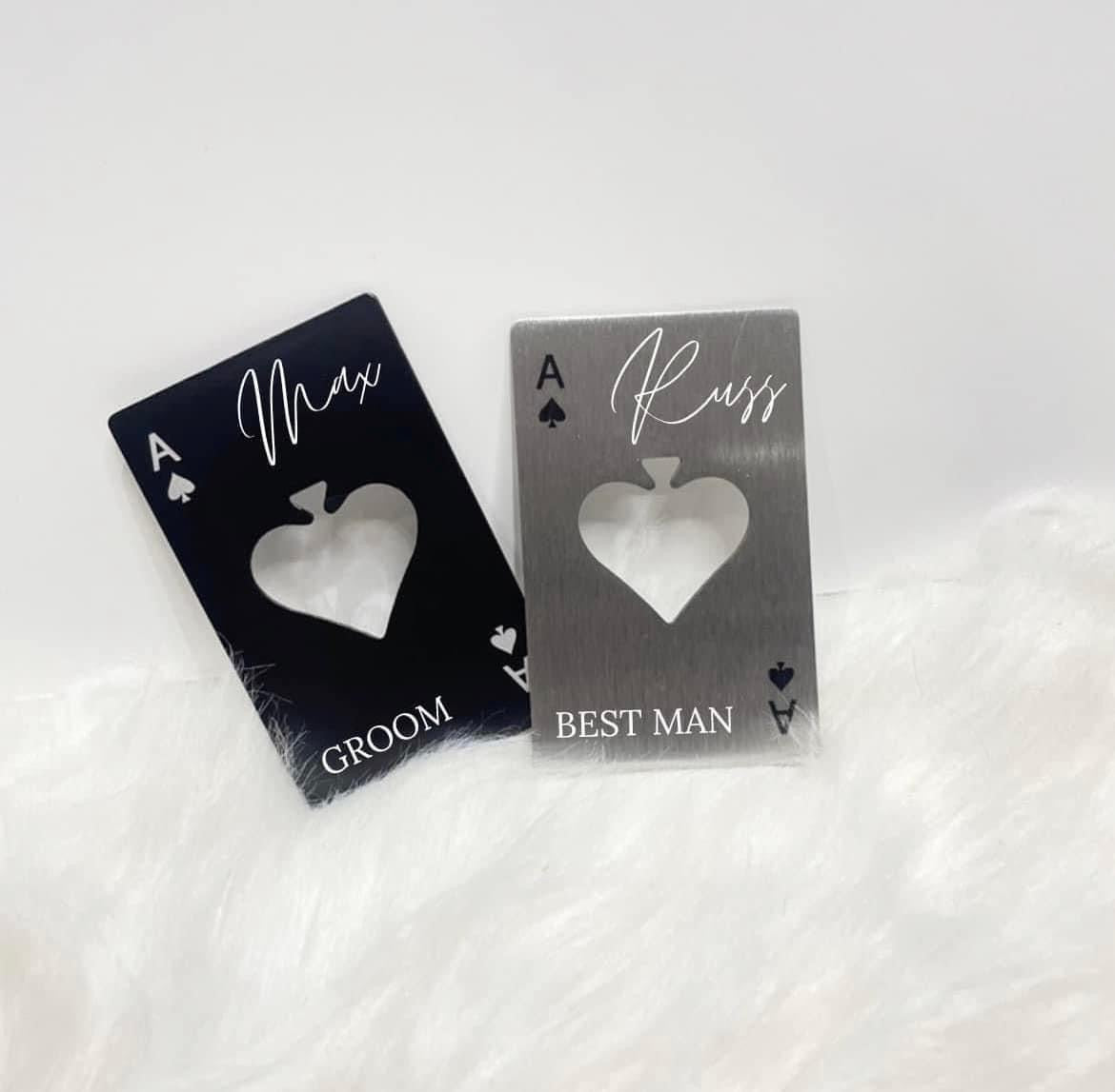 Stainless Steel Ace Bottle Opener