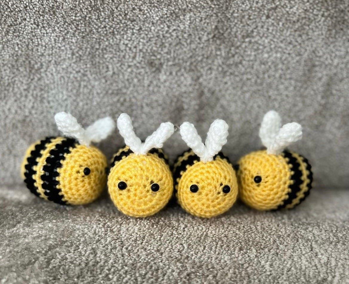 Hand Crocheted Mini Bee