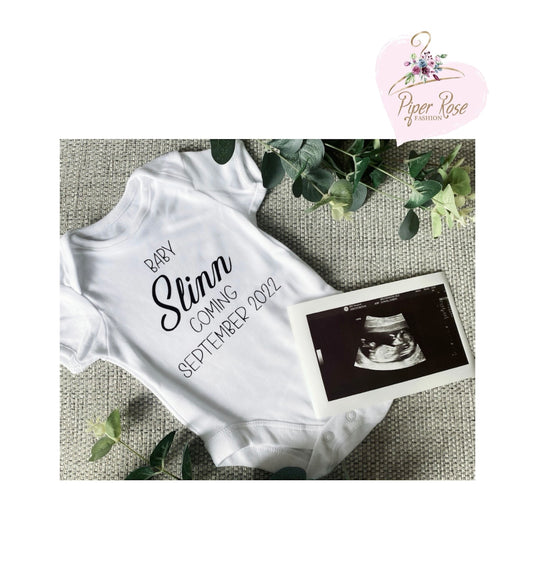 Baby Announcement Vest