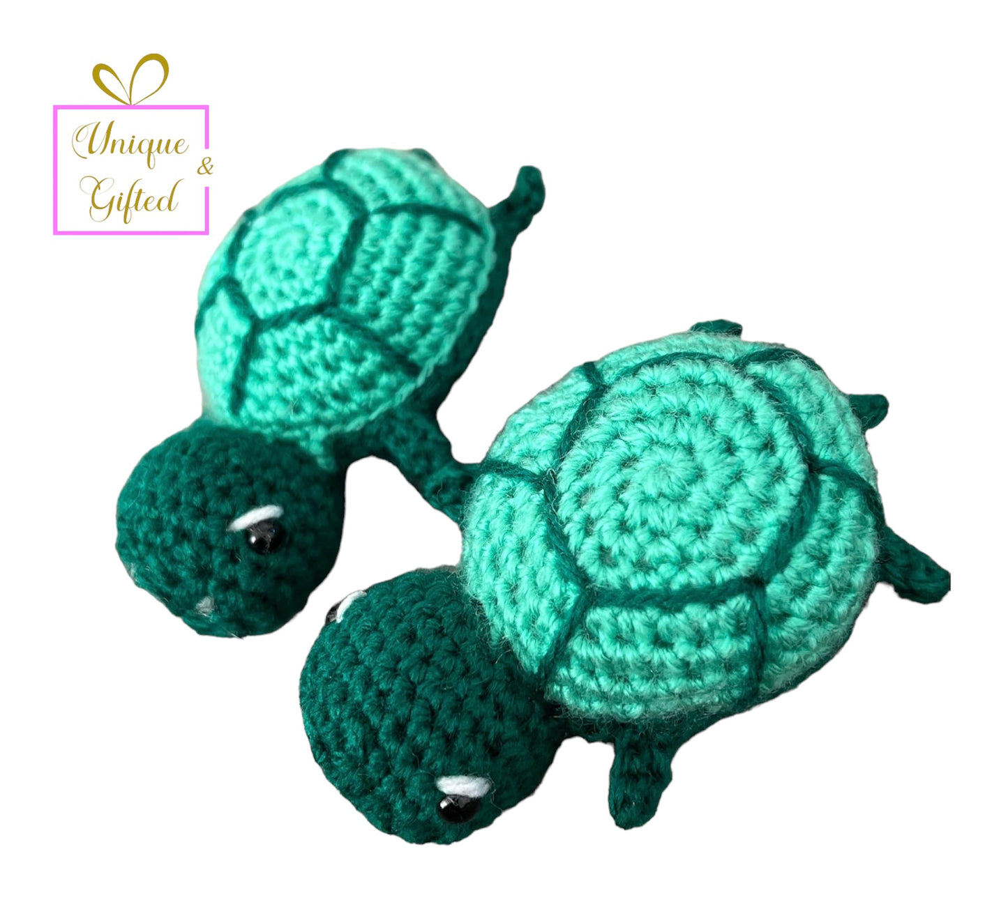 Mini Hand Crocheted Turtles