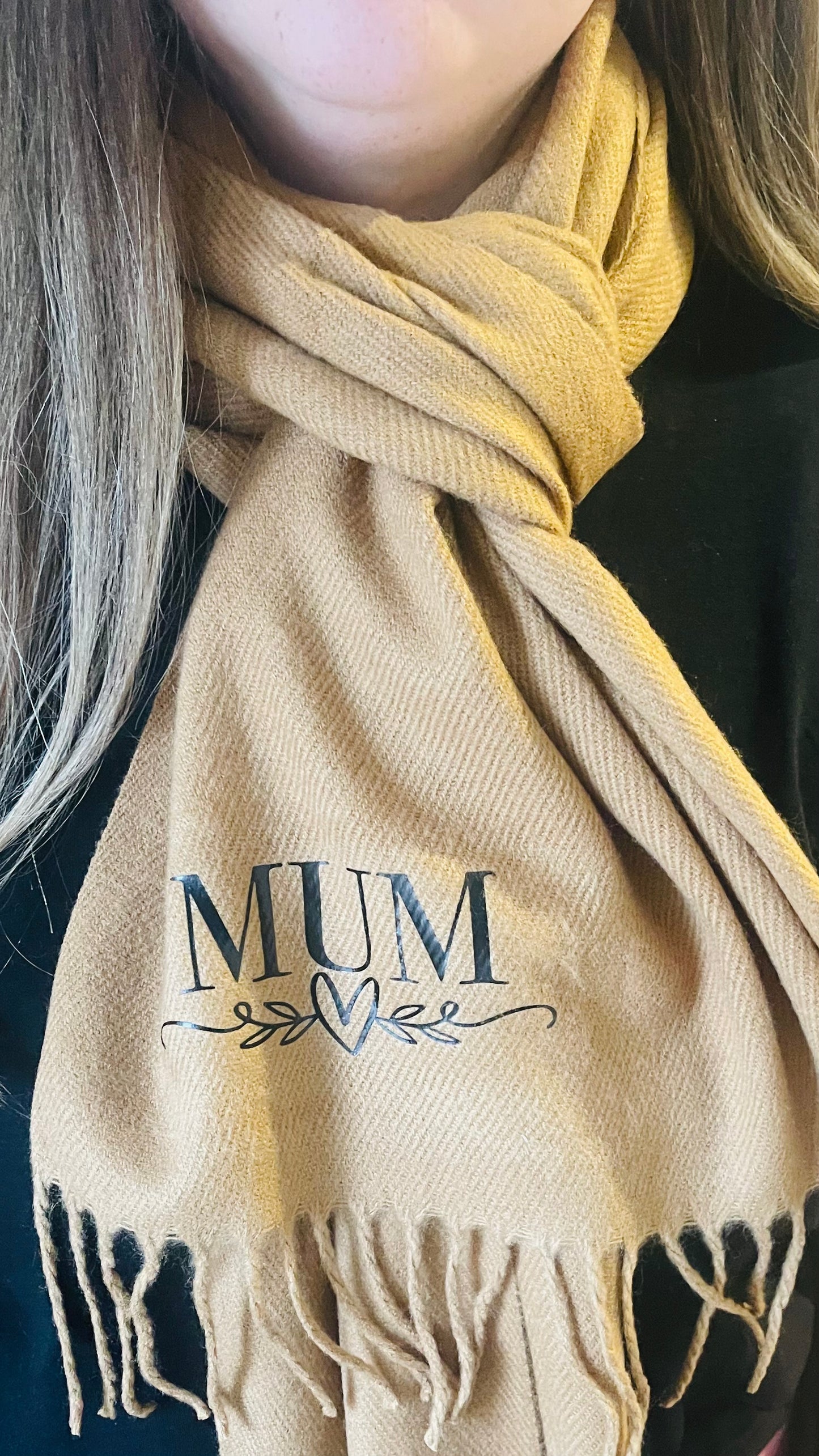 Personalised Soft Woven Scarf