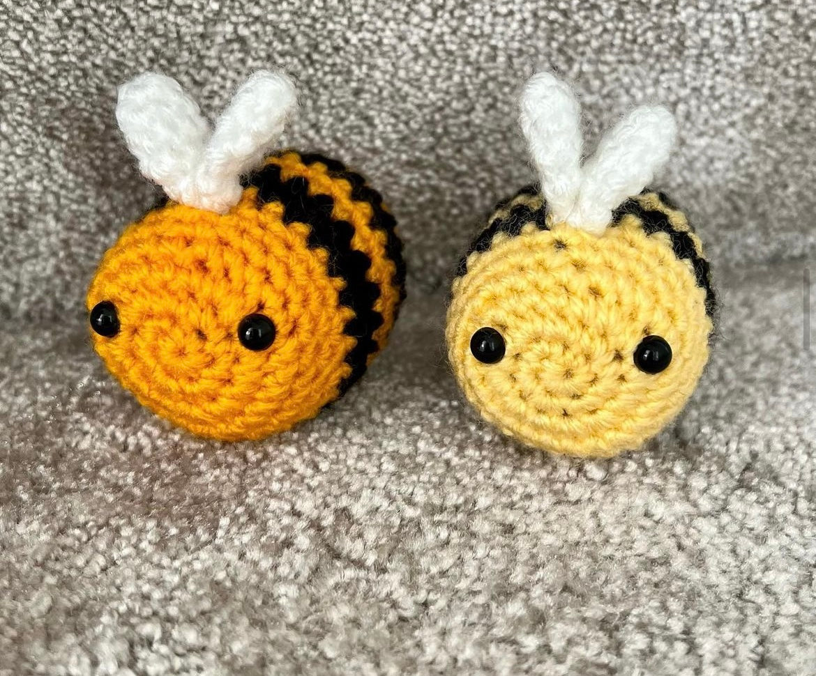 Hand Crocheted Mini Bee