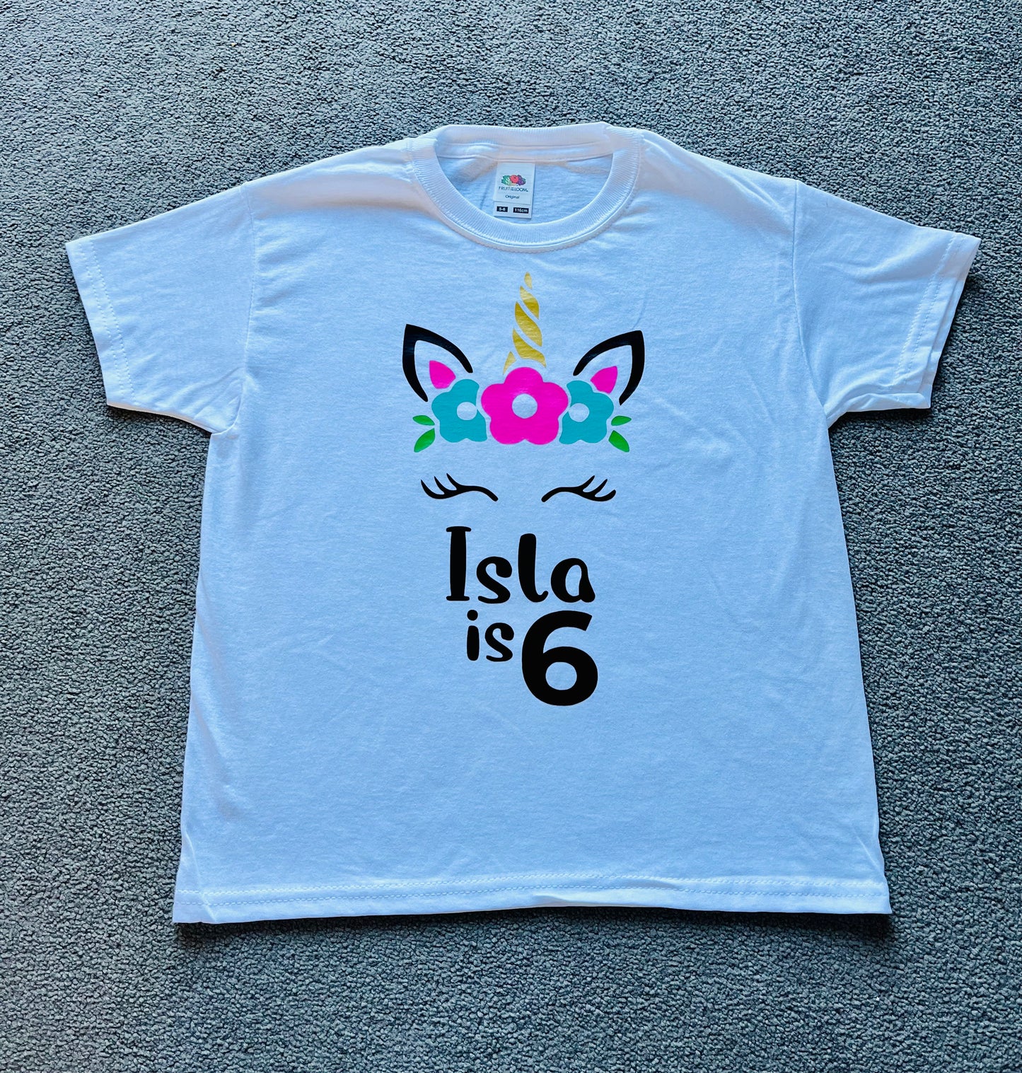 Unicorn Birthday Top