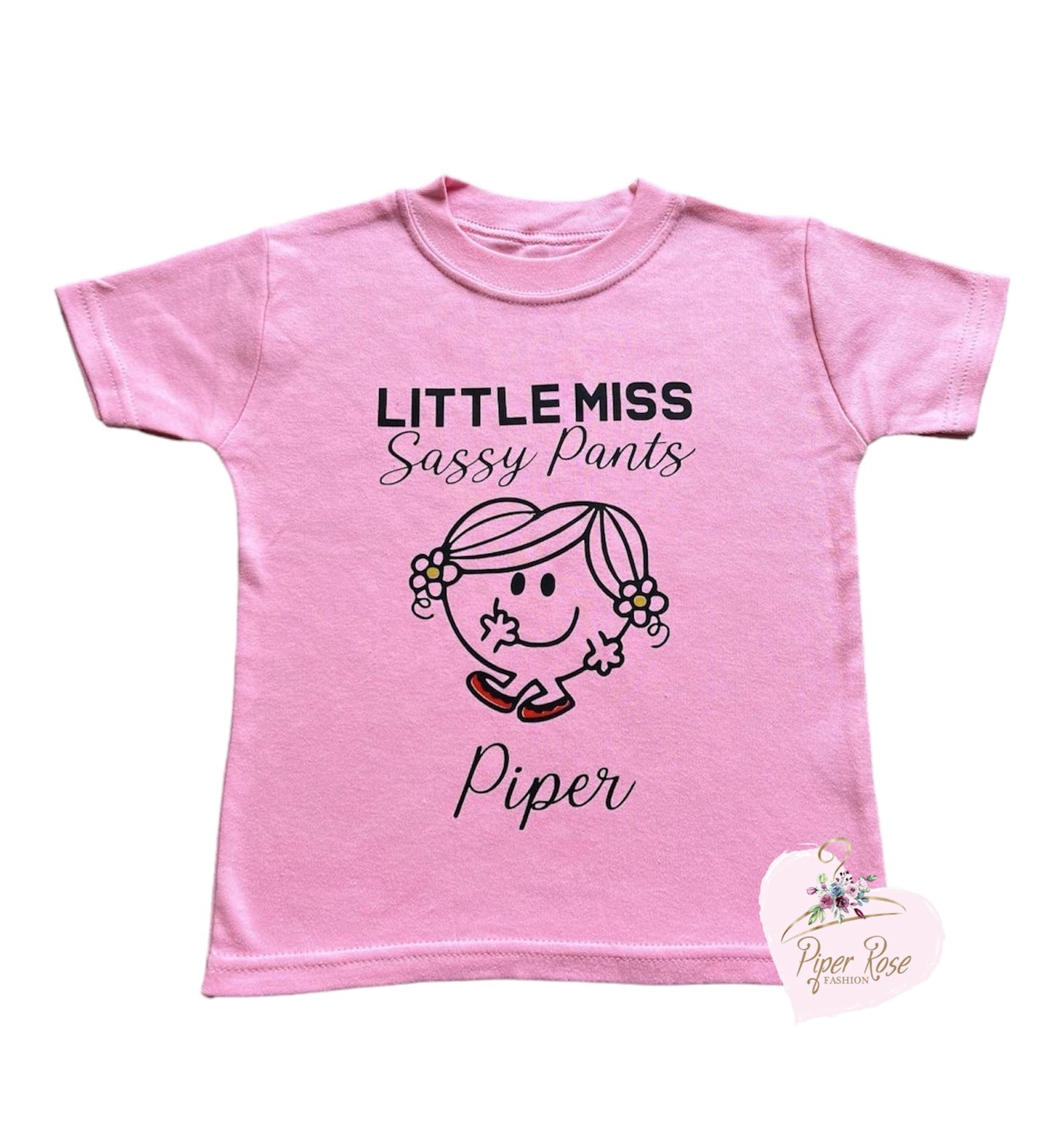 Little Miss Sassy Pants Girls T-Shirt