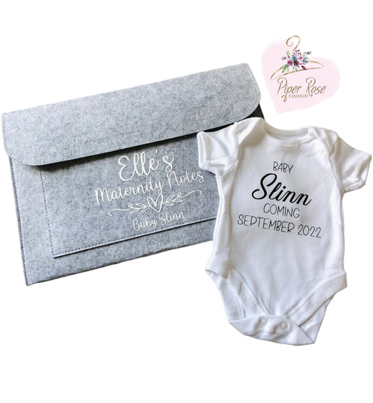 Personalised Pregnancy Notes Folders/ Maternity Documents